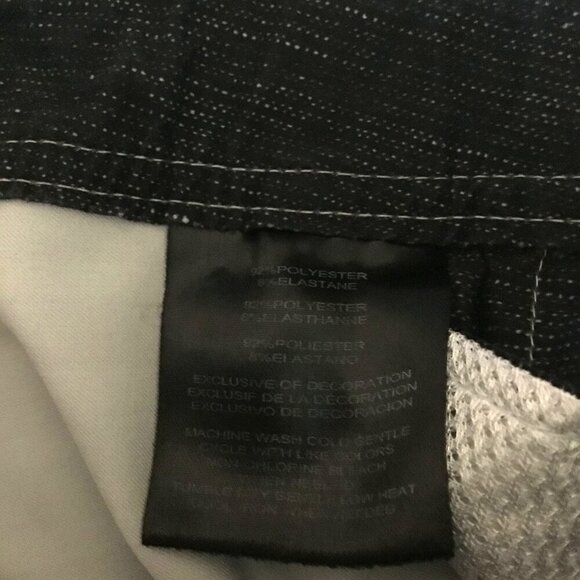 Hang Ten Men's Board Shorts Gray Stripes Size 34 Four Pockets Belt Loops Pockets - Picture 9 of 10